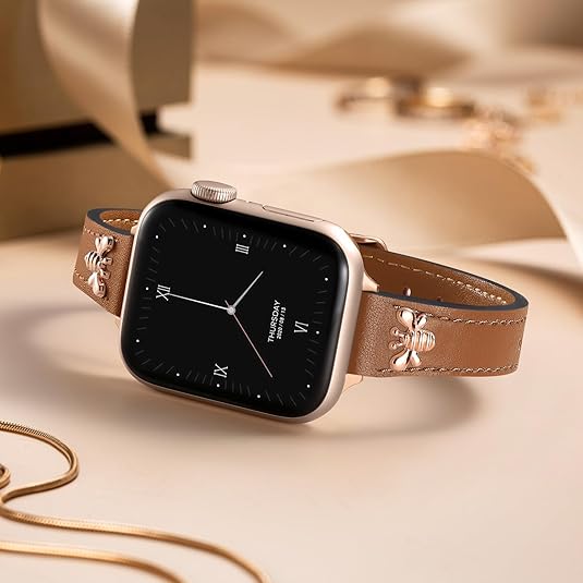 Leather Bands Top Grain Leather Watch Thin Wristband