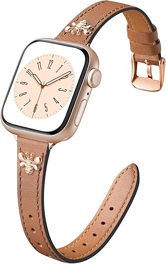 Leather Bands Top Grain Leather Watch Thin Wristband