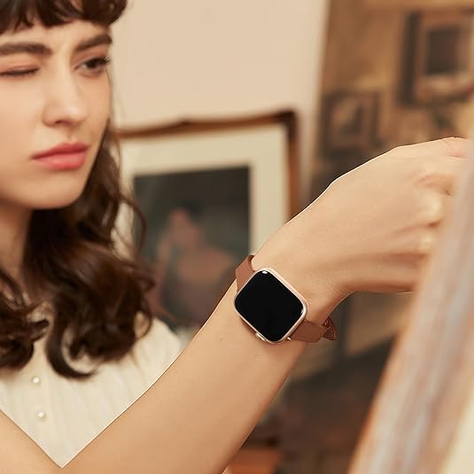 Leather Bands Top Grain Leather Watch Thin Wristband