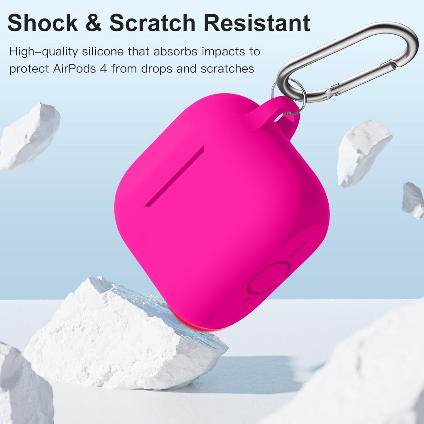 Silicone Case Compatible With Airpods 4 Generation, for Women Men