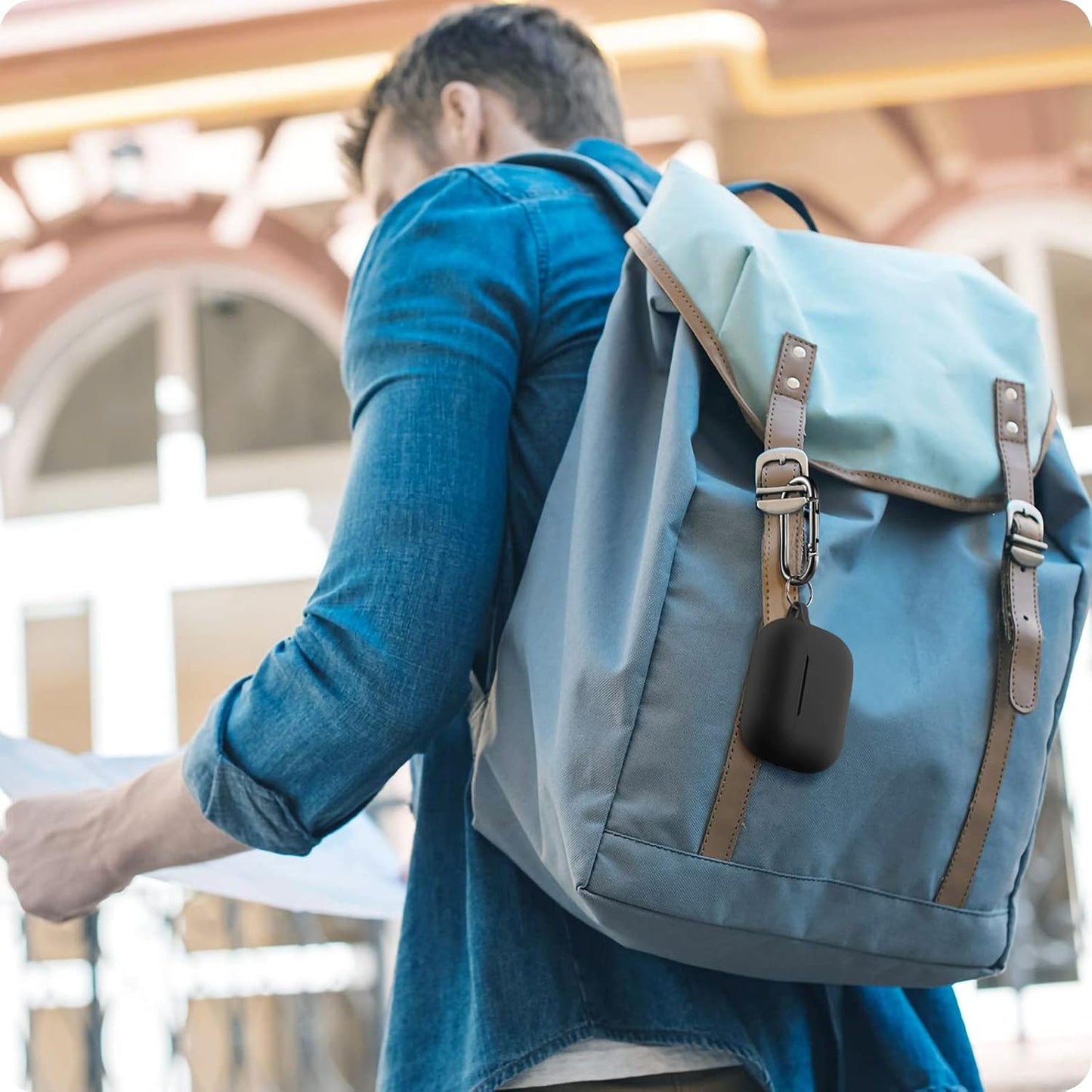 Case for AirPods Pro 2nd Generation/Pro 1st Generation Case Cover for Women Men, Black