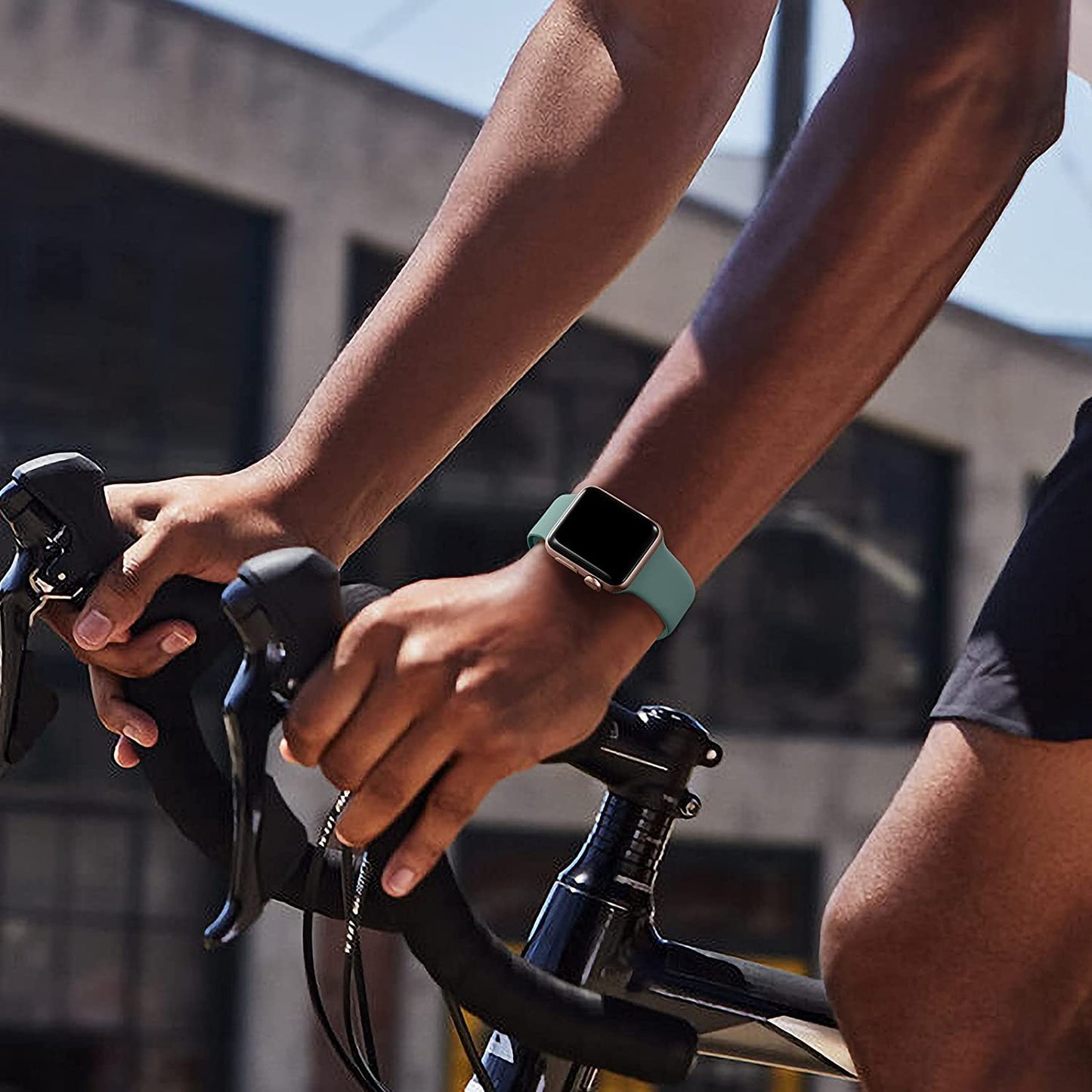 6 Pack Compatible with Apple Watch Bands 40mm 44mm 41mm 45mm 46mm 49mm 38mm 42mm for Women Men Silicone Sport Wristbands Straps for iWatch Ultra SE 2 Series 10 9 8 7 6 5 4 3 2 1