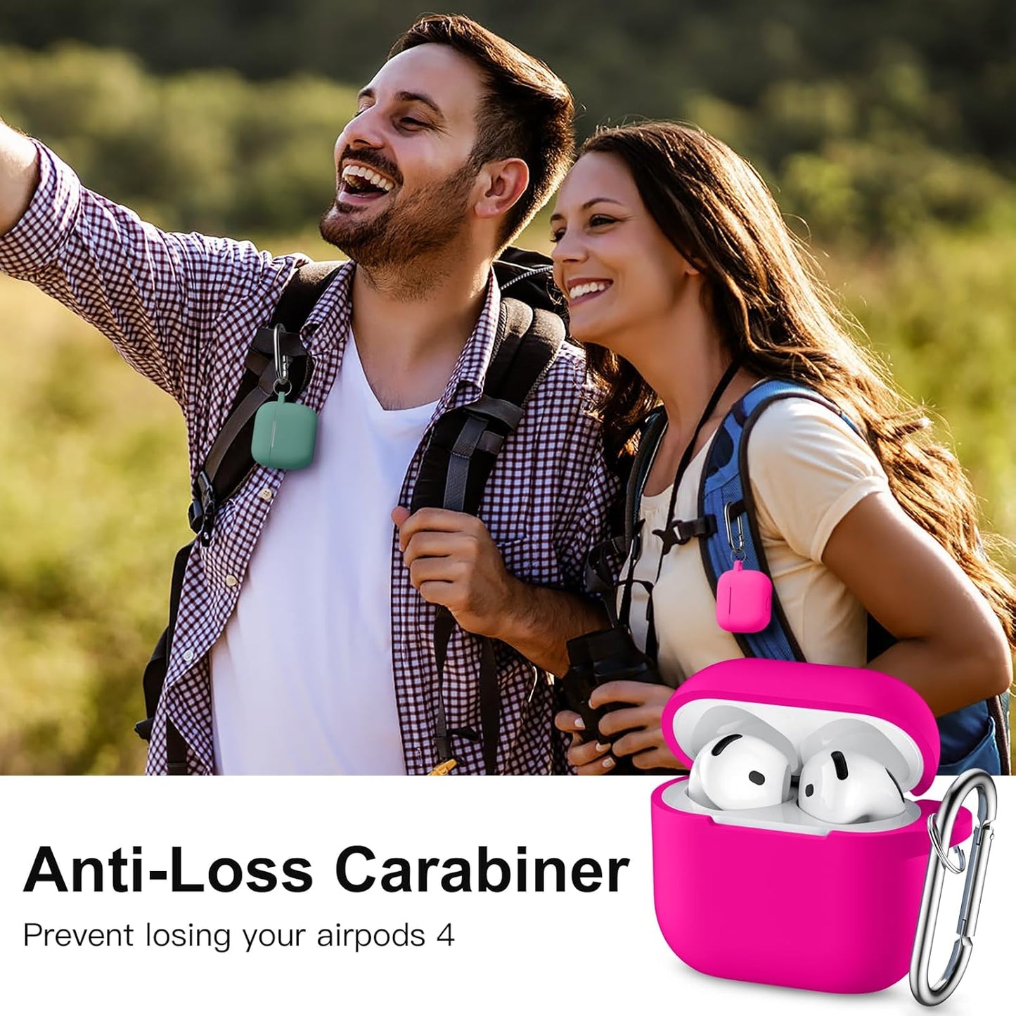 Silicone Case Compatible With Airpods 4 Generation, for Women Men