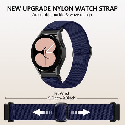 20mm Stretchy Elastic Bands for Samsung Galaxy Watch 7 6 5 4 Active 2 40mm 44mm/Watch 5 Pro 45mm/Watch 6 Classic 47mm 43mm/Watch 4 Classic 46mm 42mm/Watch 3 41mm/Watch 42mm/Active 40mm