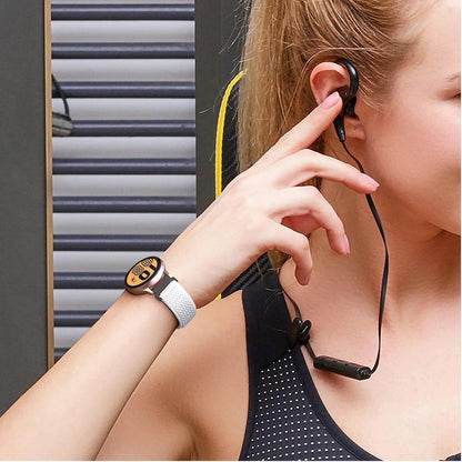 6 Pack Stretchy Solo Loop Bands for Samsung Galaxy Watch 7/6/5/4 40mm 44mm/Watch 6 Classic 43mm 47mm/Watch 5 Pro 45mm/Watch 4 Classic/Active 2 Band, 20mm Elastic Nylon Samsung Watch Bands