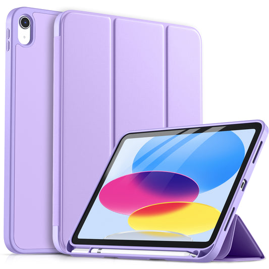 Protective Case Cover for 10.9 inch Apple iPad 10th Generation with Pencil Holder